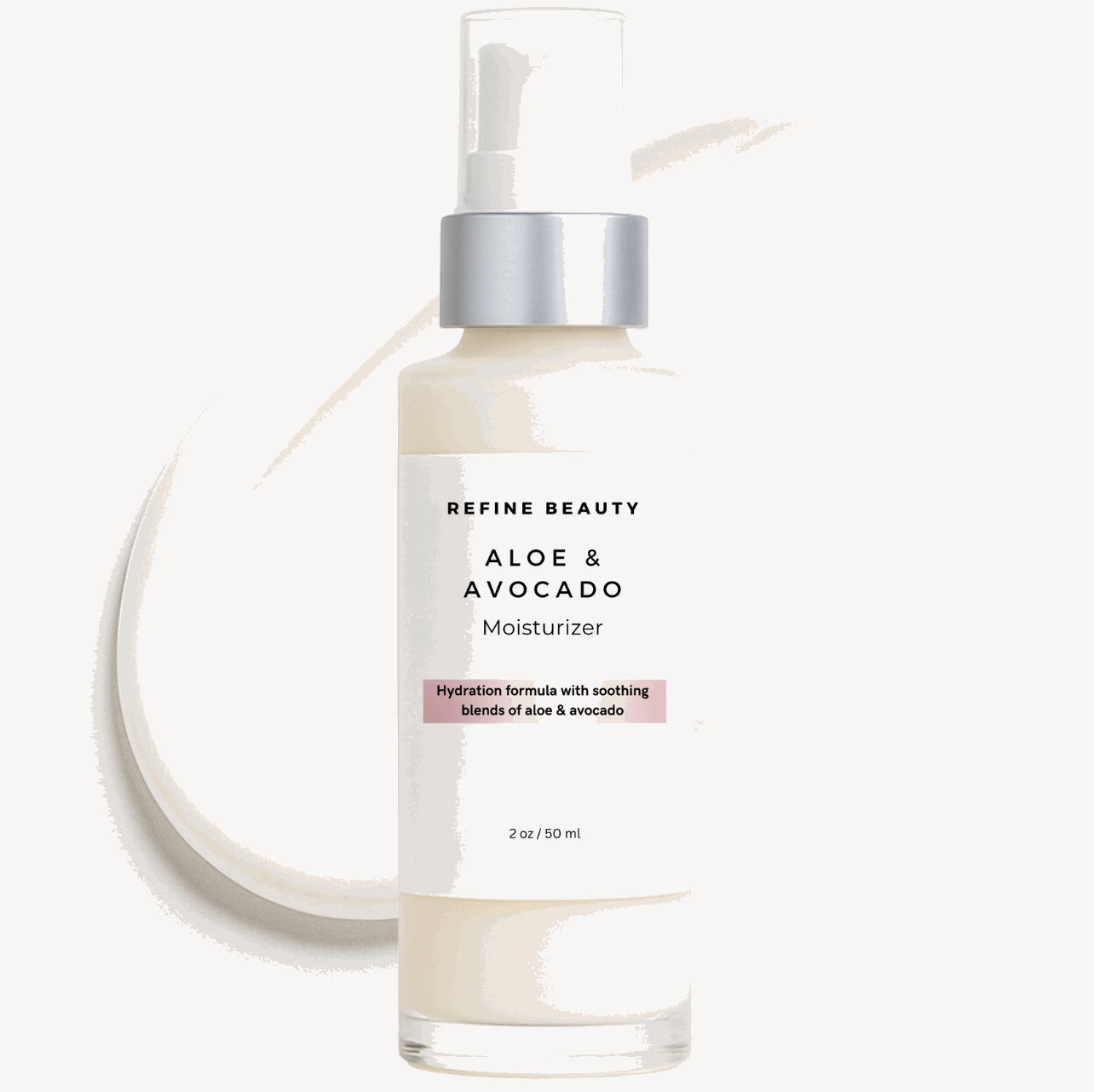 Refine Beauty Aloe & Avocado moisturizer