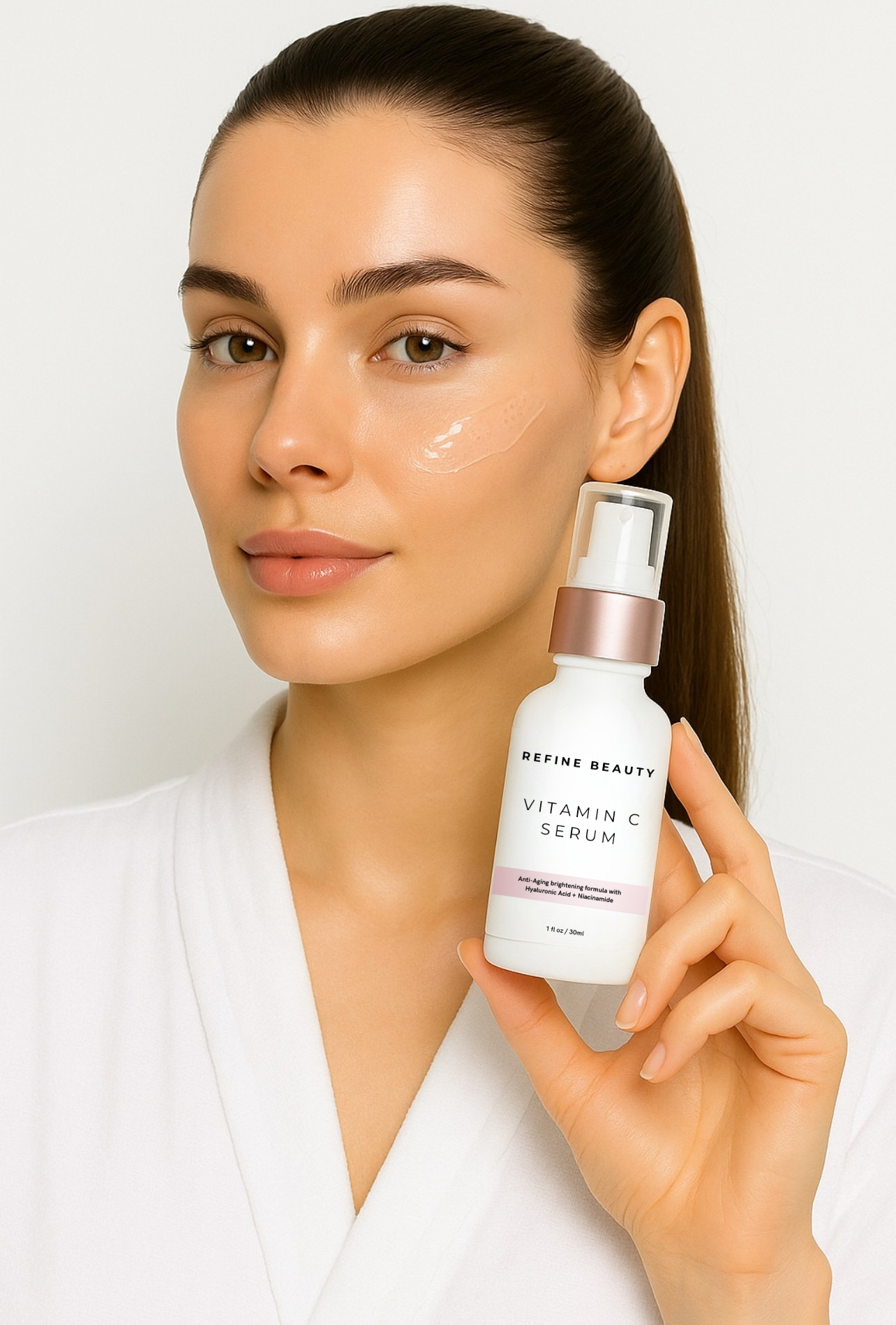 REFINE BEAUTY Vitamin C Serum with Hyaluronic Acid