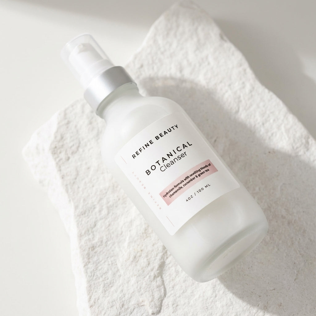 Refine Beauty Botanical Cleanser: A Gentle, Hydrating Face Cleanser for Radiant, Balanced Skin