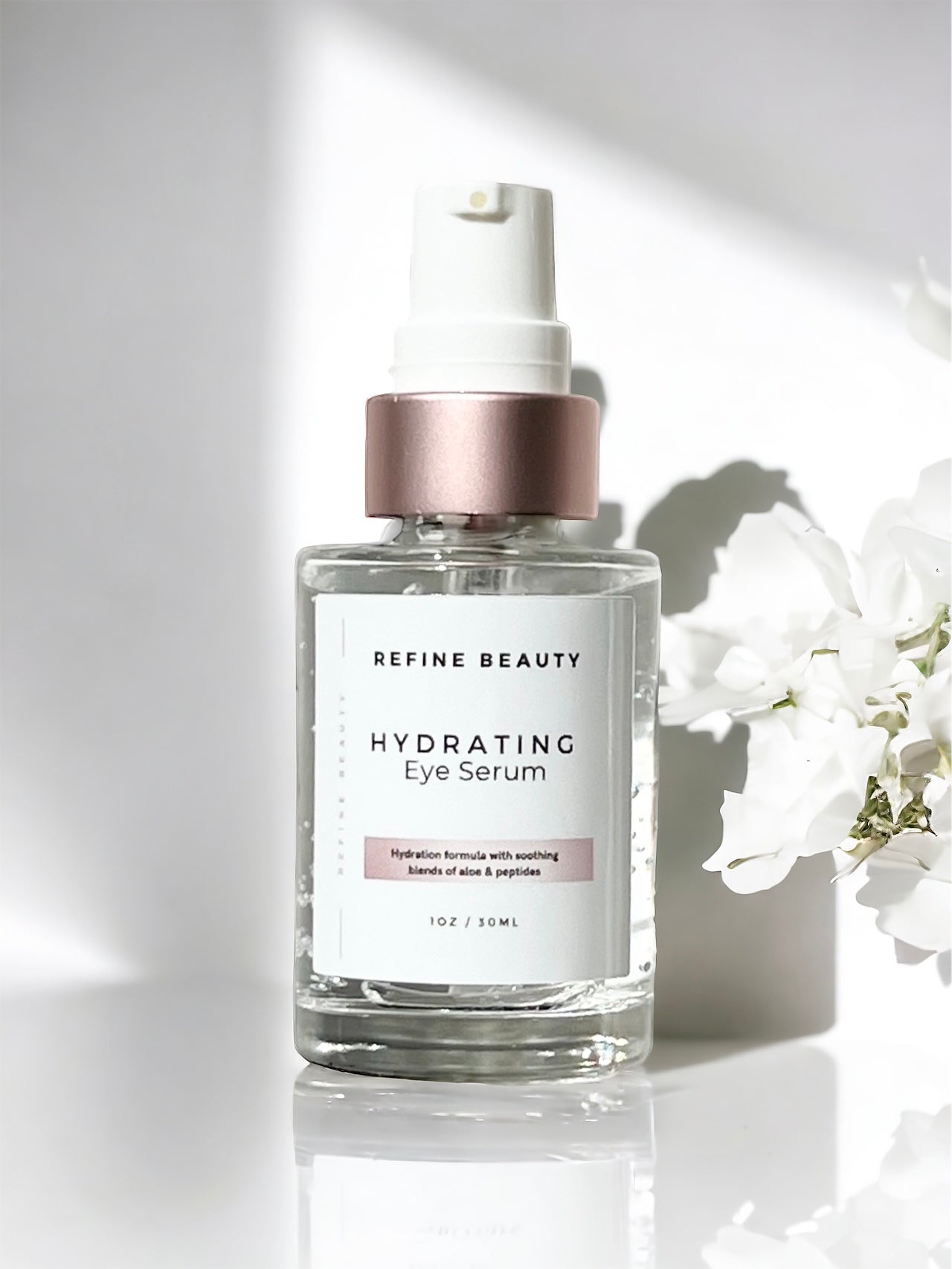 Revitalize delicate under-eye skin with our hydrating eye serum, reducing puffiness, minimizing dark circles, and restoring a youthful, refreshed appearance.