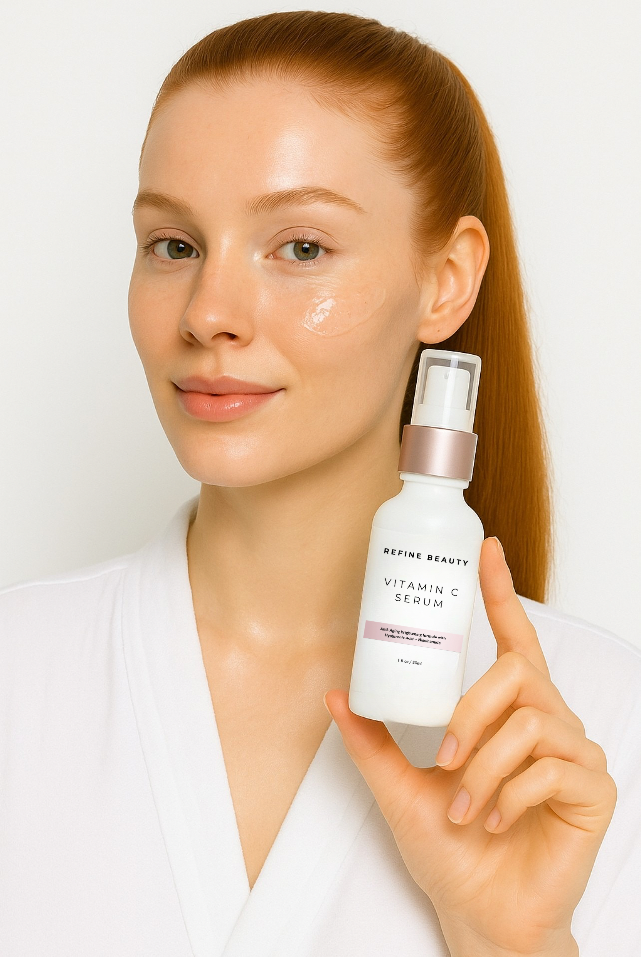 REFINE BEAUTY Vitamin C Serum with Hyaluronic Acid