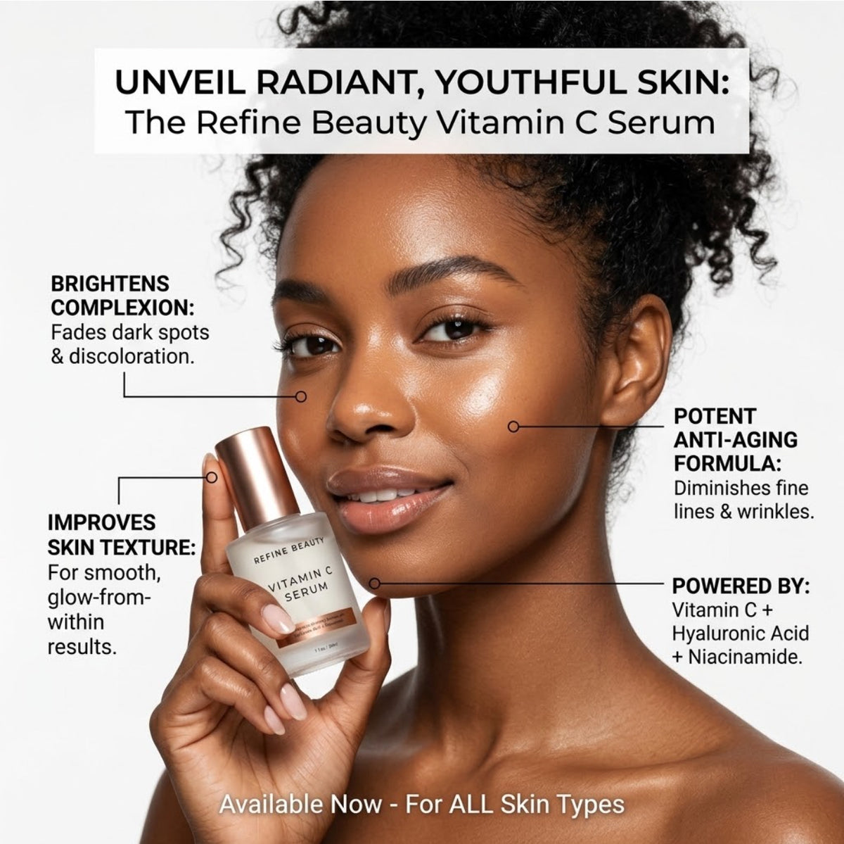 Bright + Lifted Renewal Duo | Vitamin C Serum & Duo Peptide Lift Complex Hydrating Eye Serum