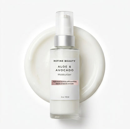 Refine Beauty Aloe & Avocado Moisturizer