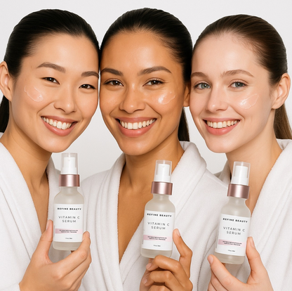 REFINE BEAUTY Vitamin C Serum with Hyaluronic Acid