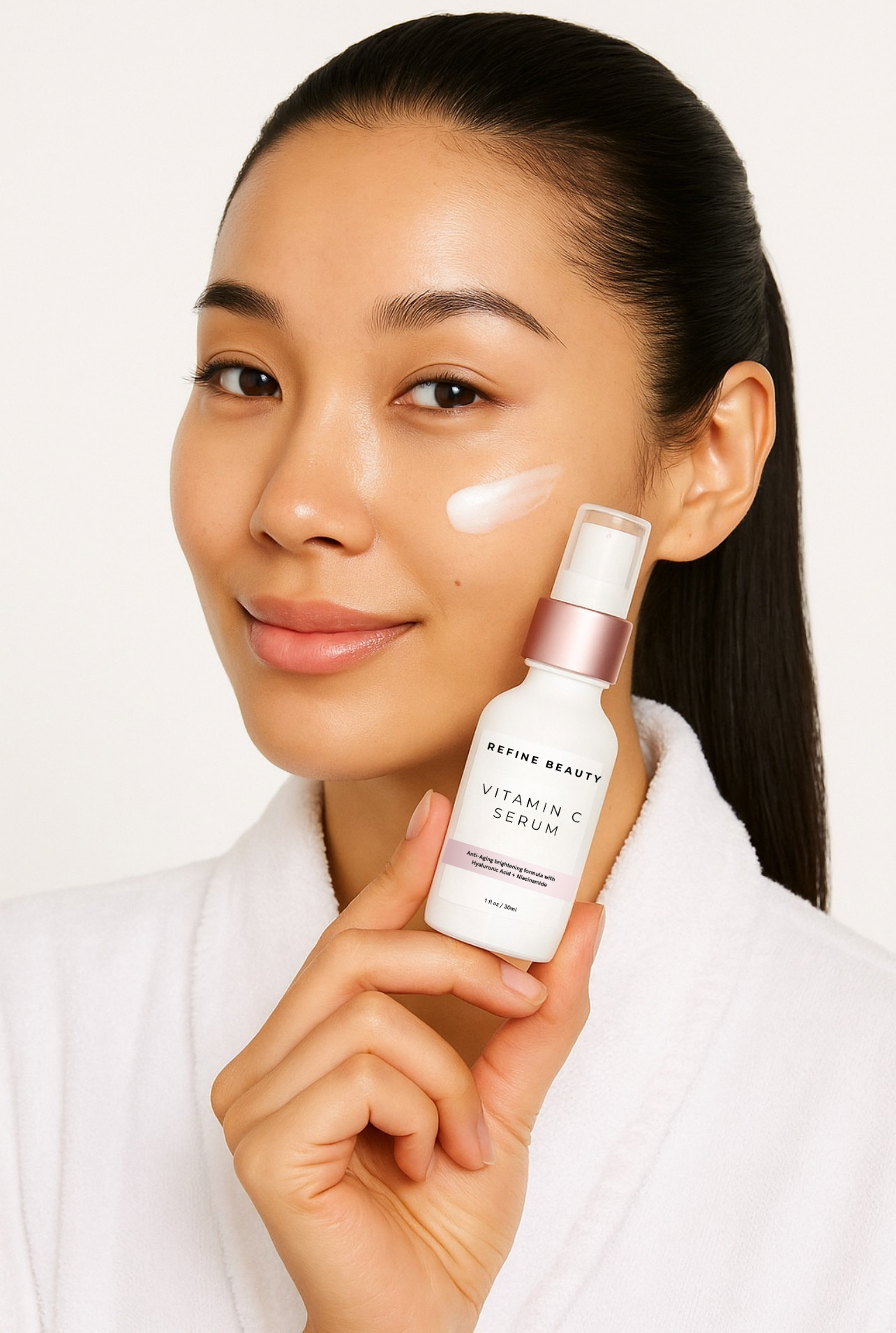 REFINE BEAUTY Vitamin C Serum with Hyaluronic Acid